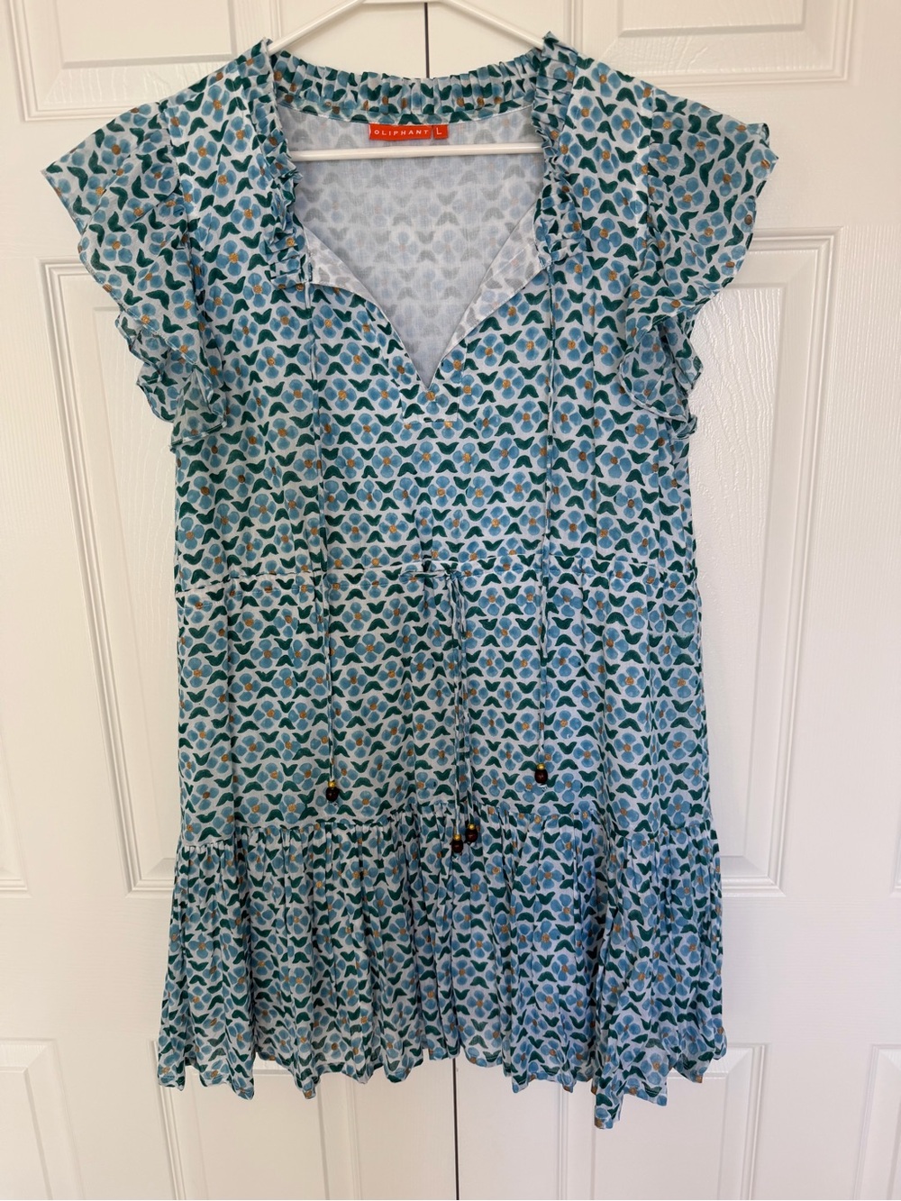 Oliphant Cinched Flirty Mini Dress